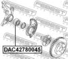 FEBEST DAC42780045 Wheel Bearing